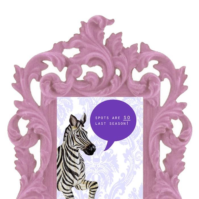 Vintage Soft Pink Flocked Photo Frame - Unique & Luxurious by Sostter at brixbailey.com
