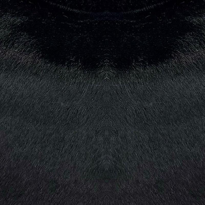 Black Calf Hair Leather Grab Bag – Elegant & Versatile by Sostter at brixbailey.com