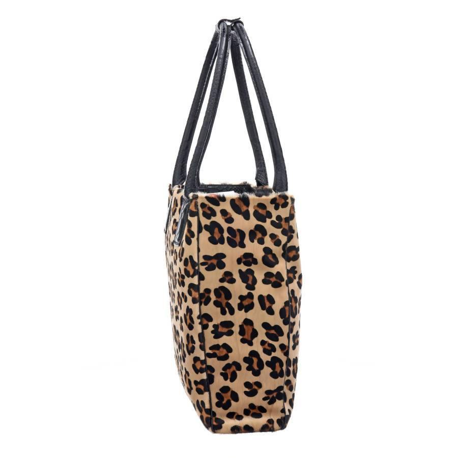 NEW Leopard Leather Day Tote Bag for Daily Style