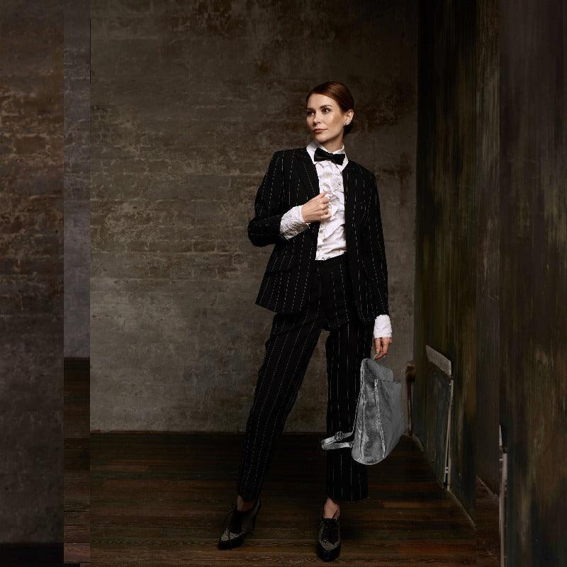 Versatile Pewter Leather Backpack – Stylish & Spacious by Sostter at brixbailey.com